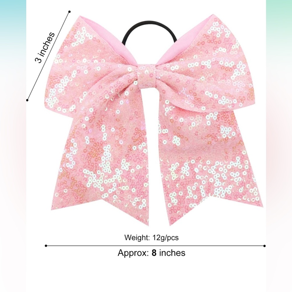 Sequence Pink Cheer or Dance Bow 🎀